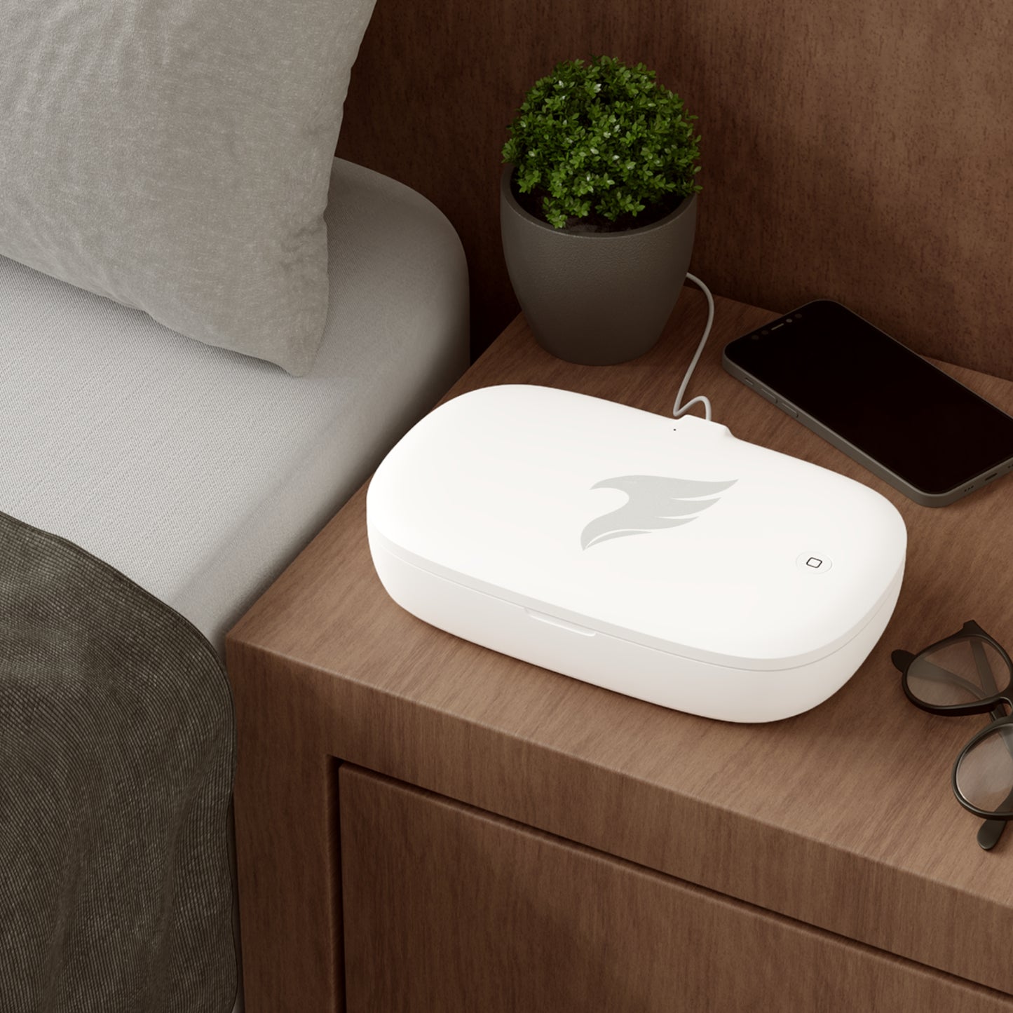 UV Phone Sanitizer & Wireless Charging Pad